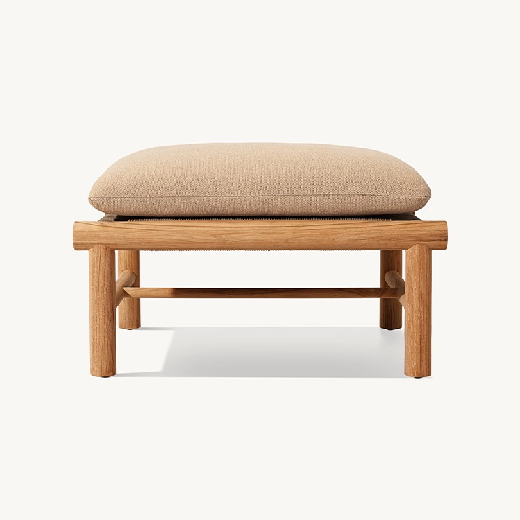 teak outdoor ottoman