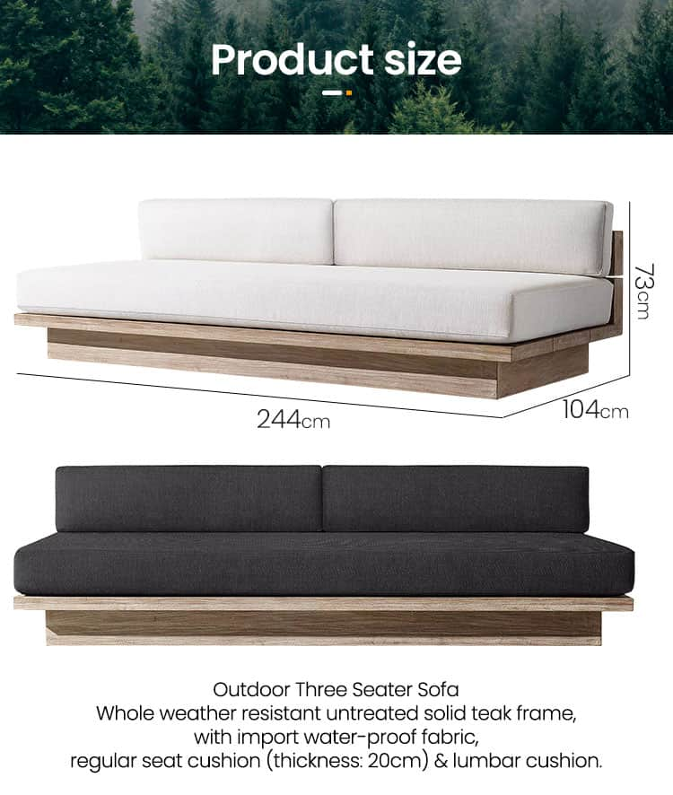 outdoor modular sofa