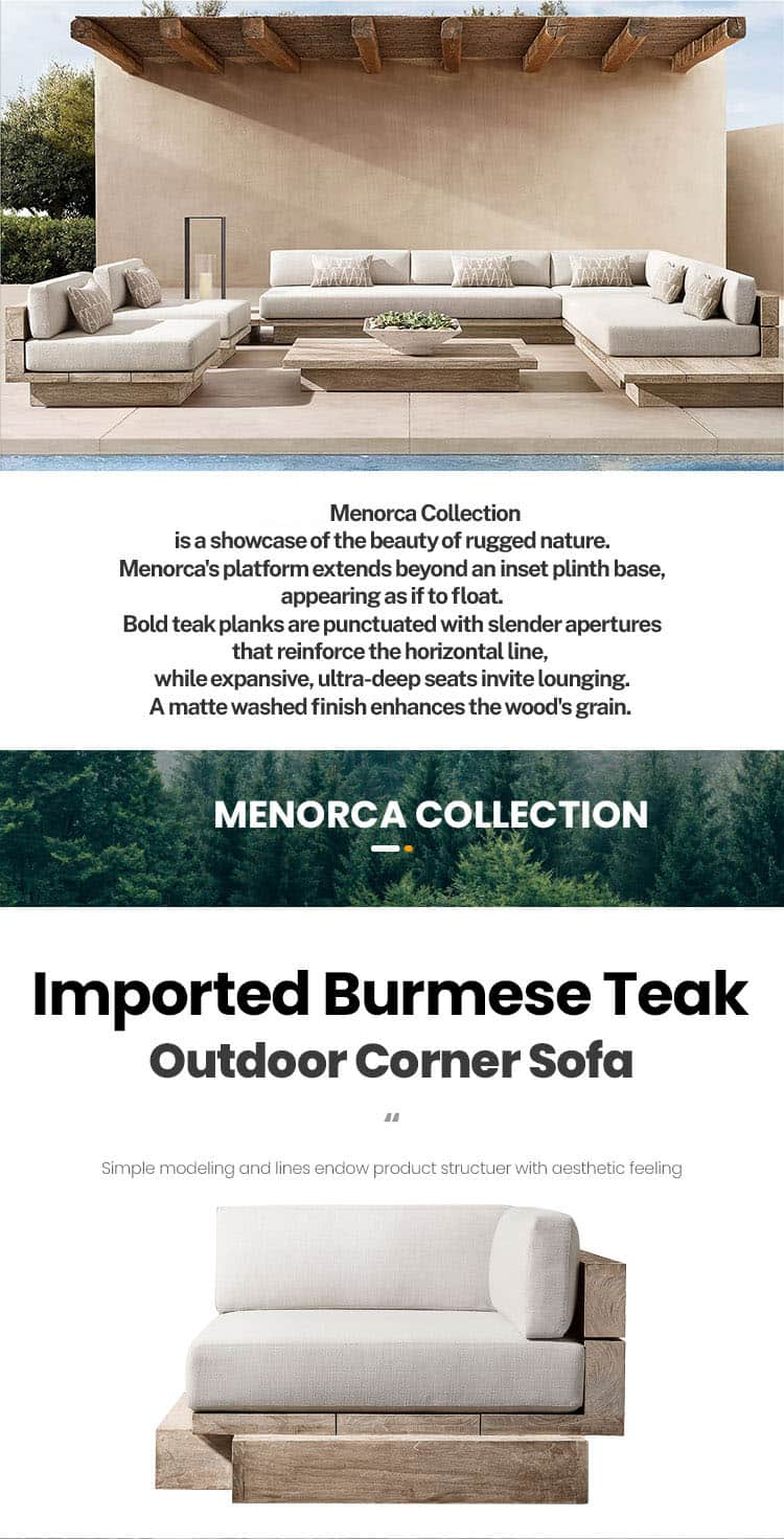 outdoor corner sofa